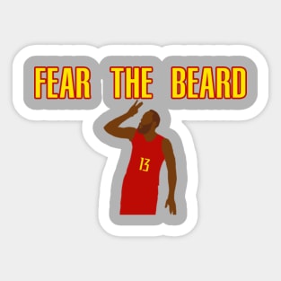 Fear The Beard Sticker